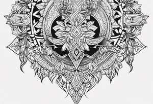 upper back tattoo tattoo idea