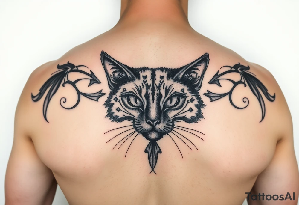 Black Cat tattoo idea