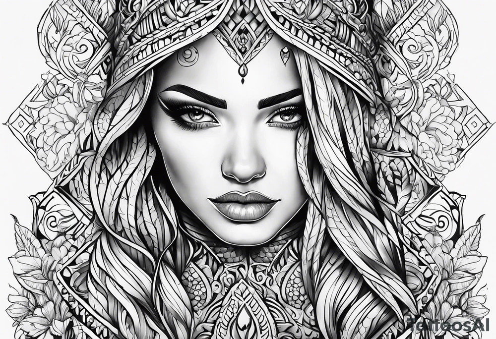 Melro tattoo idea