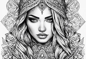 Melro tattoo idea