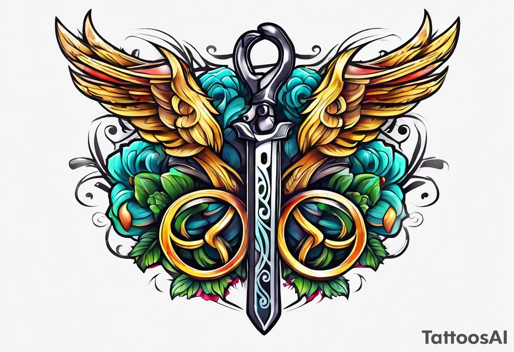 scissors tattoo idea