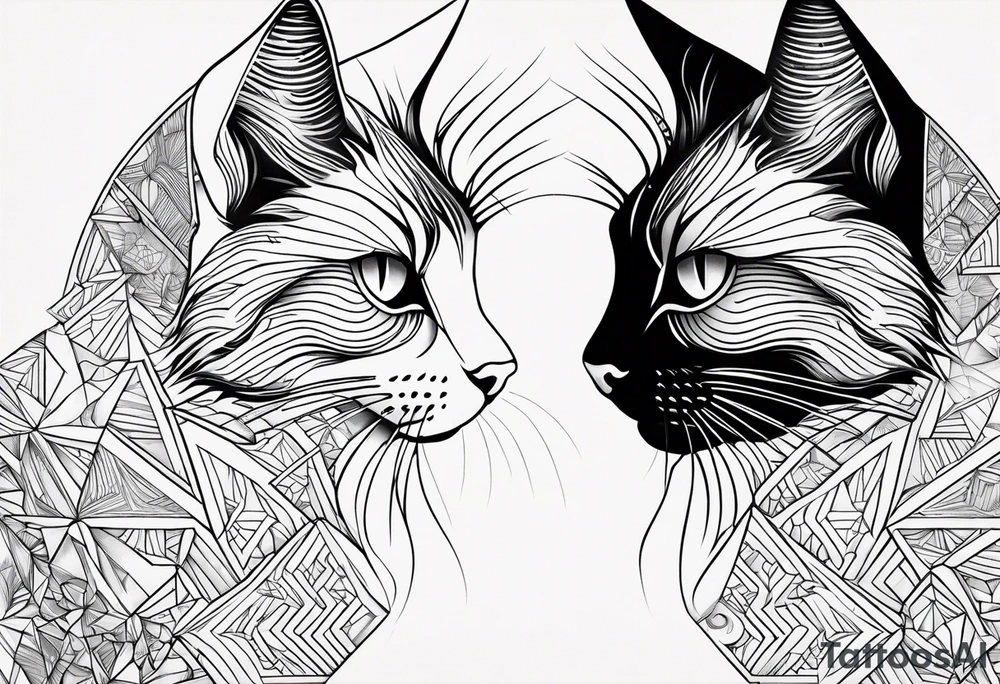 Black Cat tattoo idea