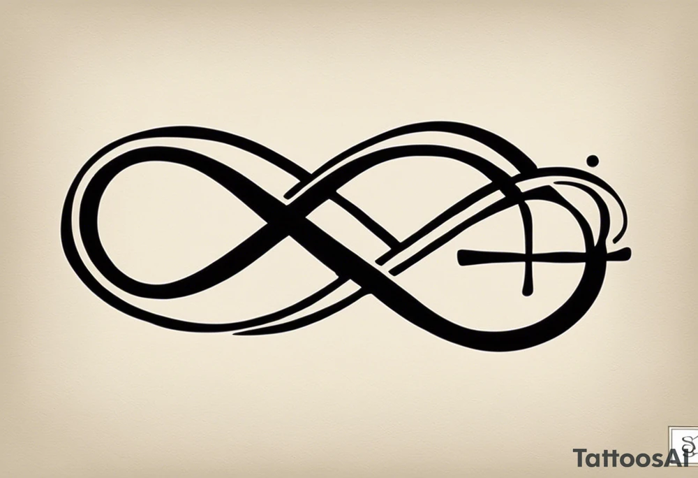 Eternity Symbol: A delicate, outlined infinity symbol as the foundation of the tattoo. 
Puzzle Piece: One small, outlined puzzle piece placed along one of the loops of the eternity symbol (typically on the lower curve or where the lines cross in the middle). 
Handwritten Text: Your sister’s words, “to my favorite sister,” can flow along the curve of the infinity symbol, following its shape. 

Positioned horizontally on your ankle for a balanced look. tattoo idea
