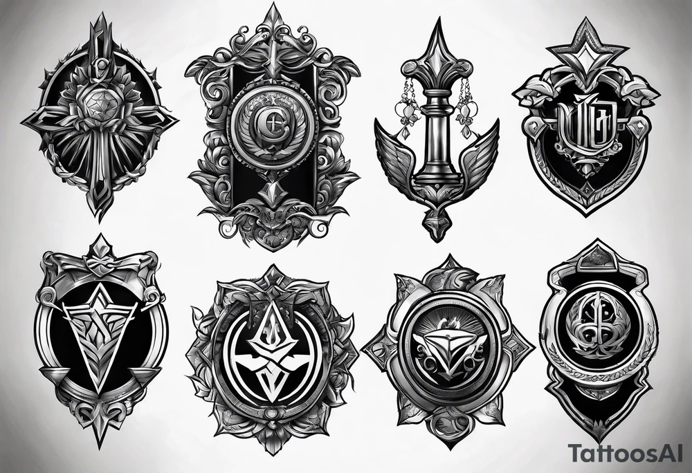 justice symbol tattoo idea