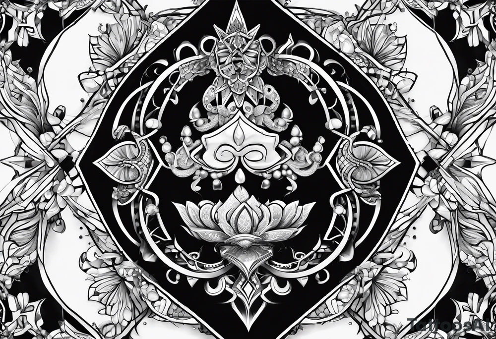 DMT molecule 11666 tattoo idea