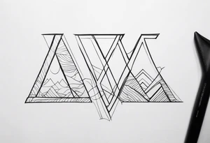 letters tattoo idea