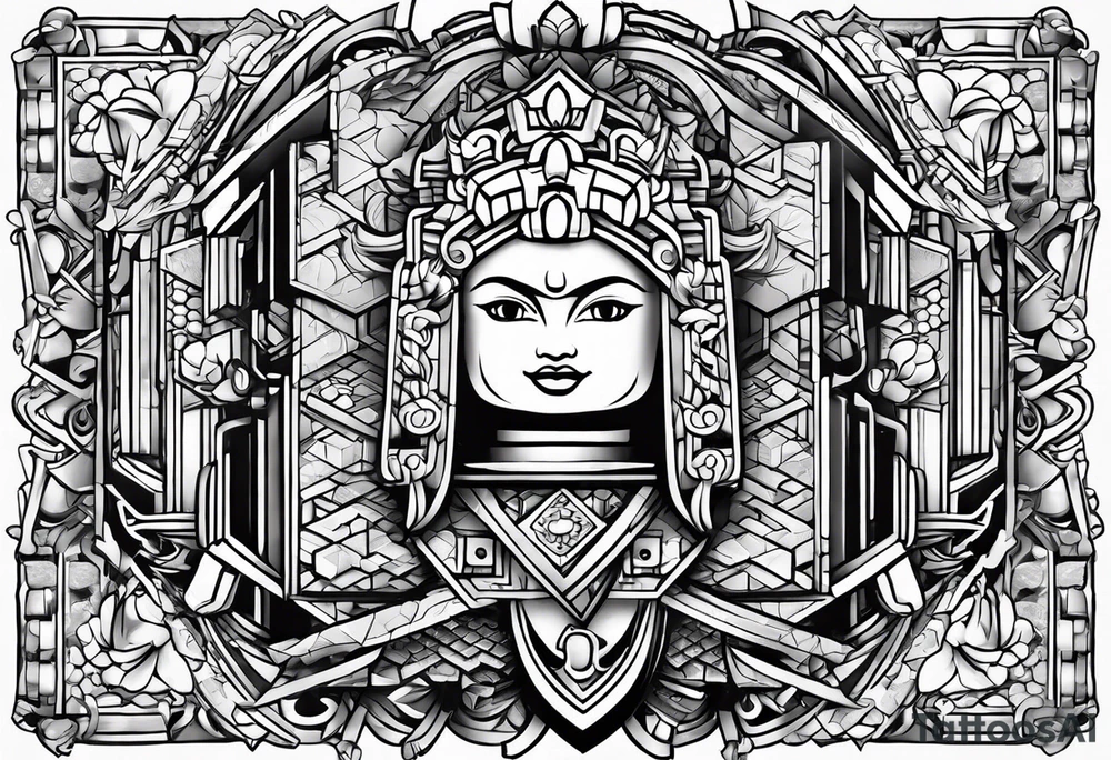 Lego block tattoo idea