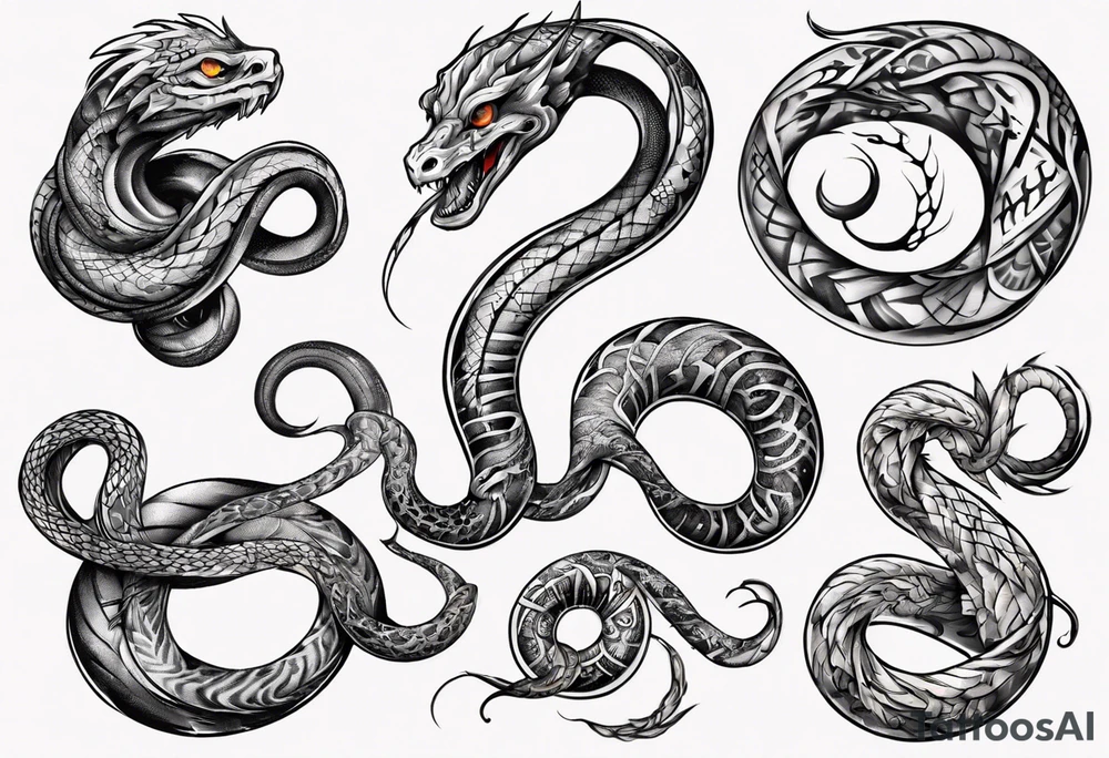 Schlange tattoo idea