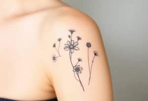 Wildflowers tattoo idea