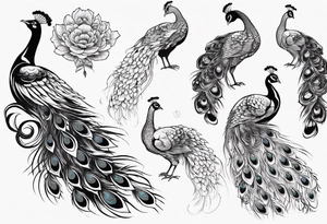 peacock tattoo idea