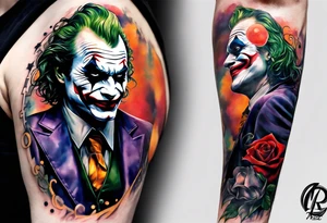Joker 
Sleeve tattoo idea