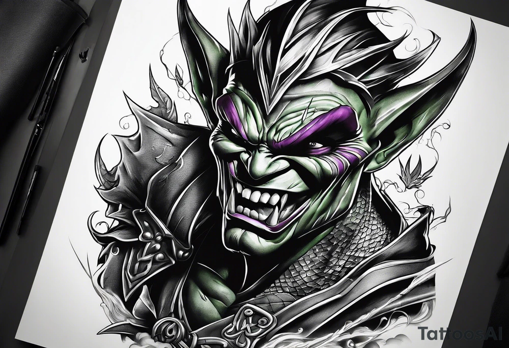 Green goblin tattoo idea
