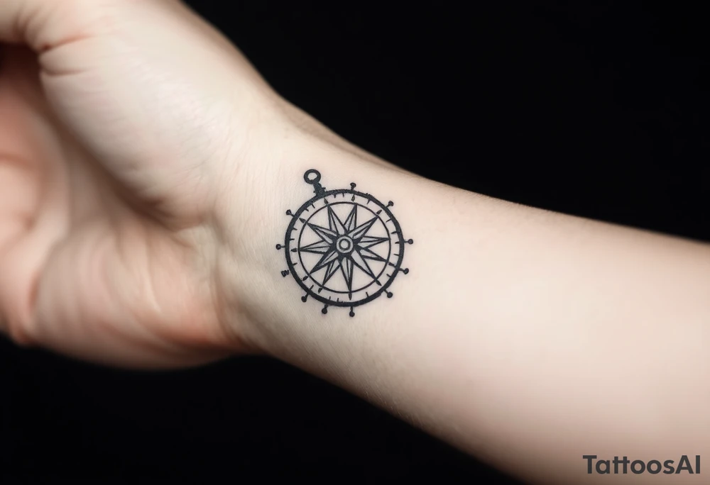 Compass tattoo idea