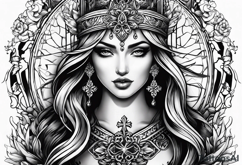 Cross tattoo idea