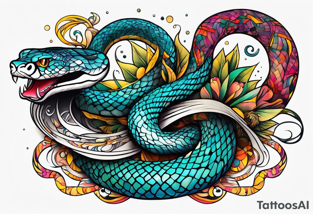 Snake tattoo idea