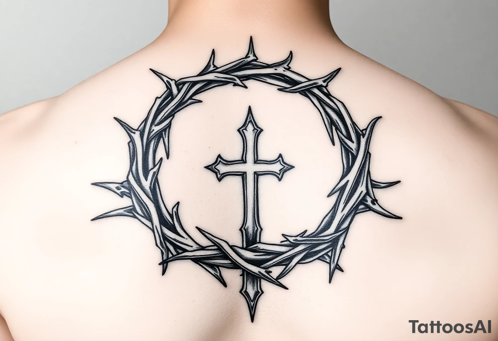Crown of thorn Spiral wrap
 include God First + cross in the wrap tattoo idea