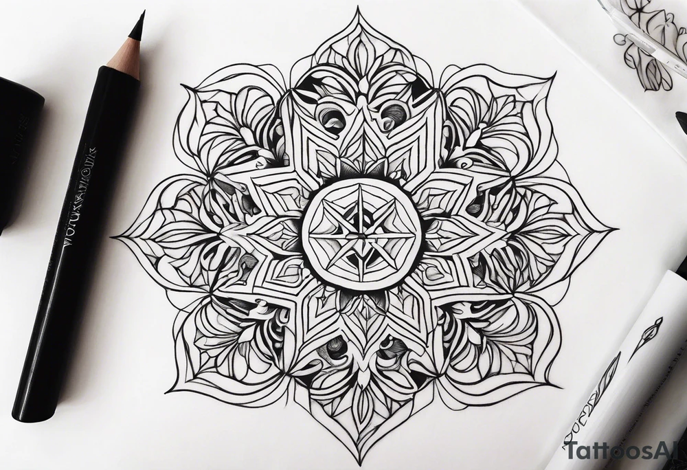 snow tattoo idea
