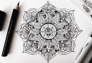 snow tattoo idea