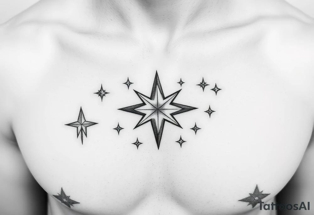 Stars tattoo idea