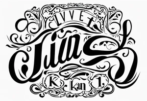 Lev livet mens du kan tattoo idea