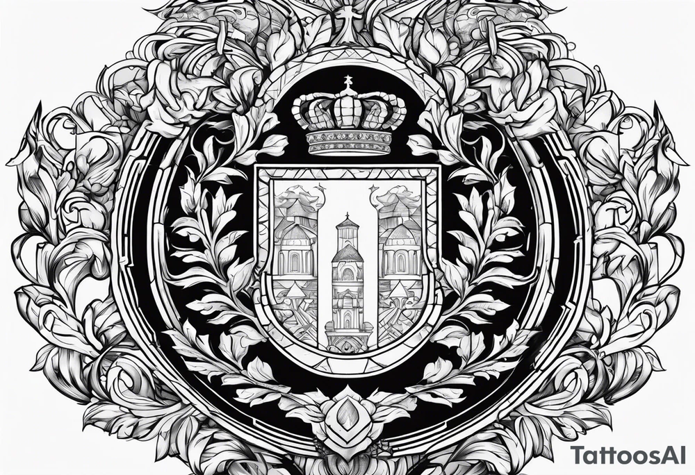 Romanian coat of arms tattoo idea