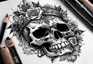 alter of skulls tattoo idea