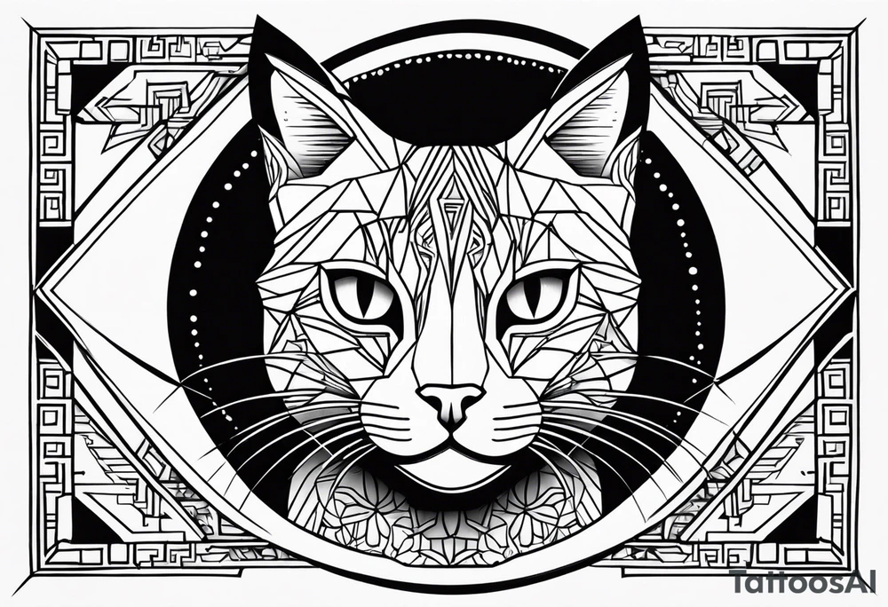 Black Cat tattoo idea