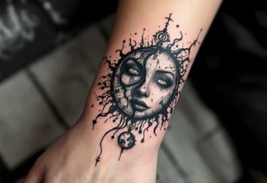 salvadore dali melting clocks tattoo idea
