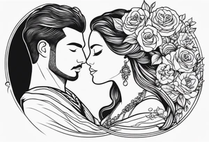 COUPLE WEDDING tattoo idea