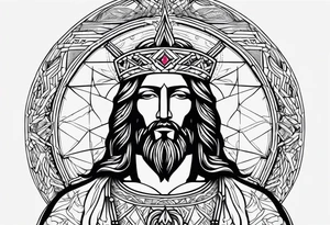 Christ tattoo idea