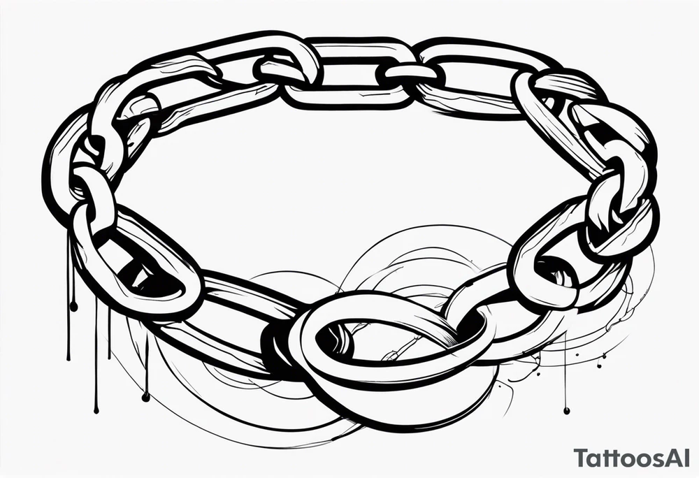 chain tattoo idea