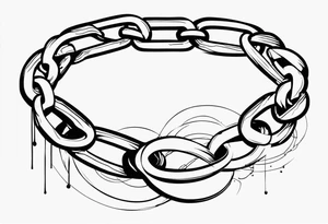 chain tattoo idea