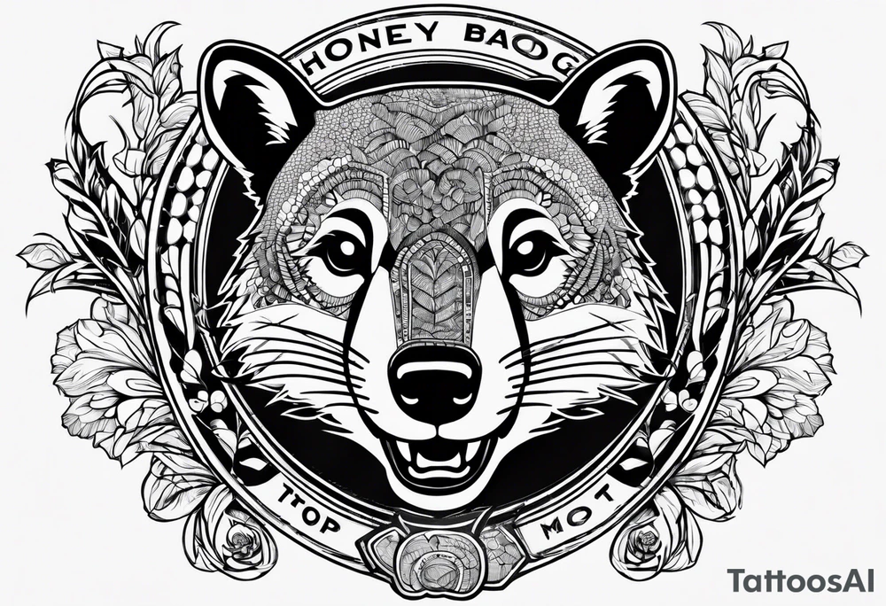 Honey Mc.Badgers tattoo idea