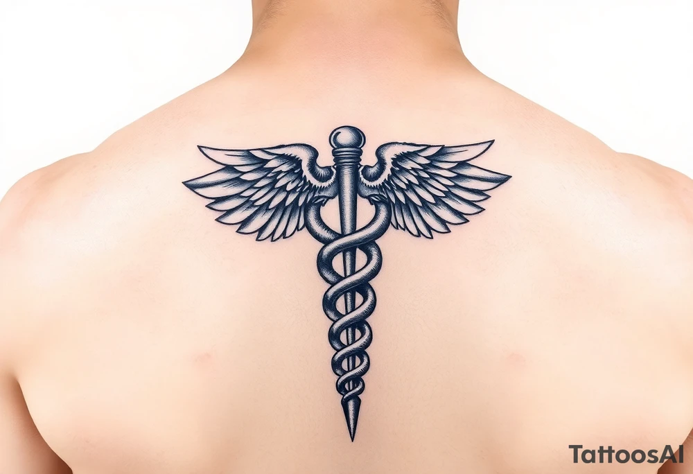 caduceus tattoo idea