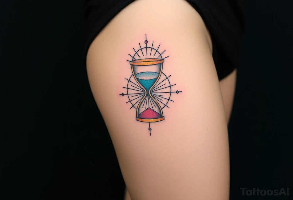 hourglass tattoo idea