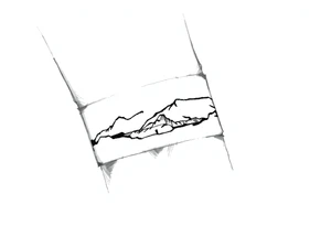 Silhouette armband tattoo idea