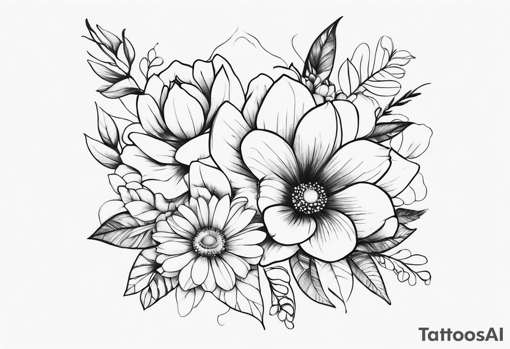 Uma tatuagem que cubra o braco todo com flores, borboletas tattoo idea