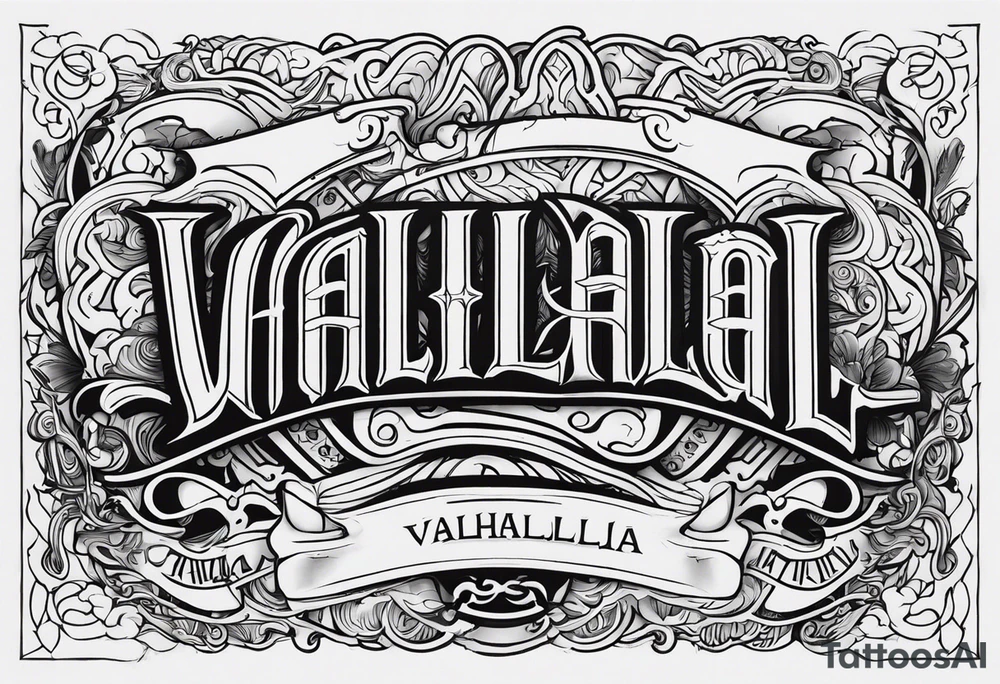 Valhalla tattoo idea