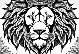 Lion of judah tattoo idea