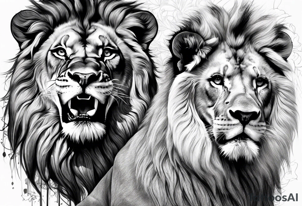 Dalmatia Lions tattoo idea