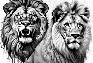 Dalmatia Lions tattoo idea