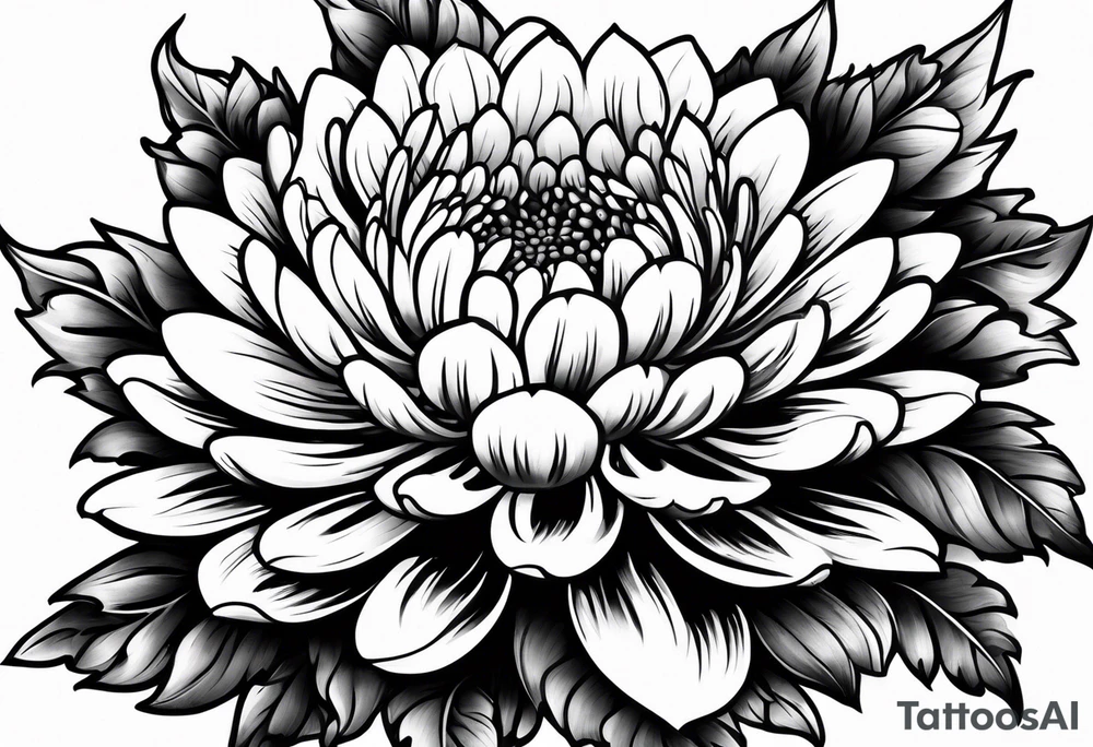 chrysanthemum tattoo idea