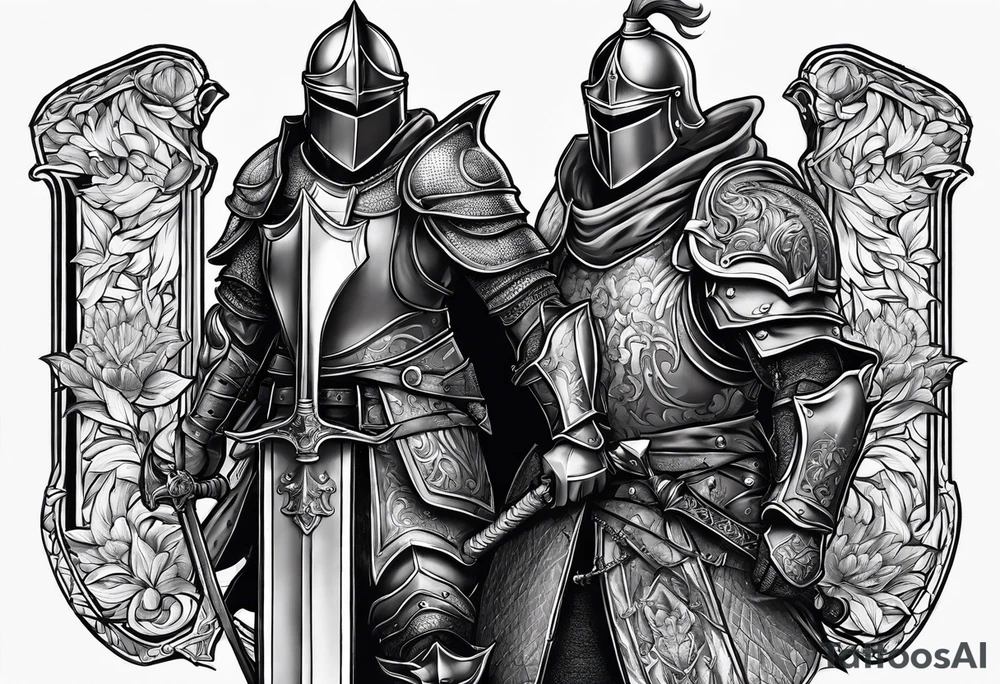 two knights tattoo idea