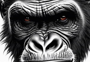 Caesar planet of the apes tattoo idea