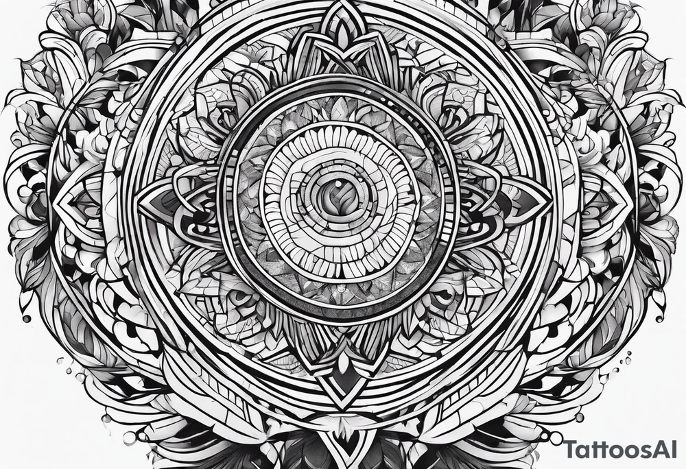 circle tattoo idea