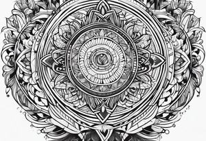 circle tattoo idea
