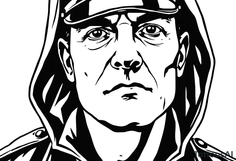 Schutzstaffel officer tattoo idea