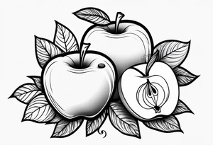 Teacher Apple tattoo idea