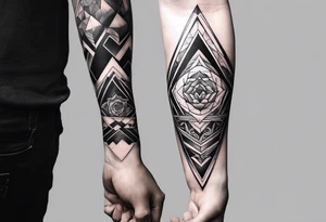 Reincarnation long forearm tattoo tattoo idea