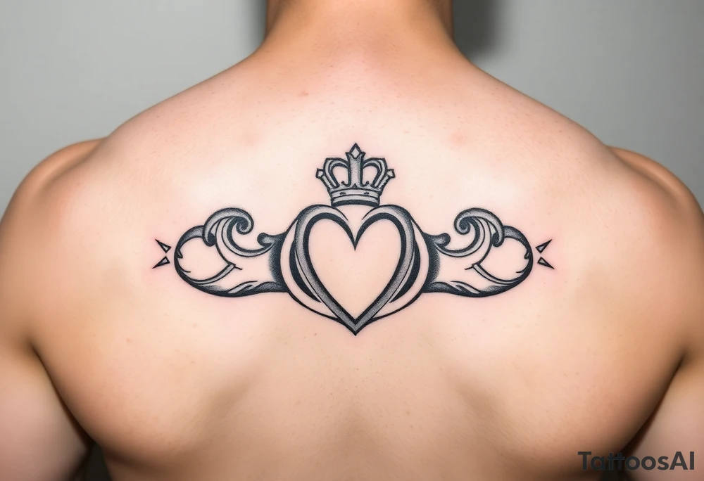 Irish claddagh ring tattoo idea